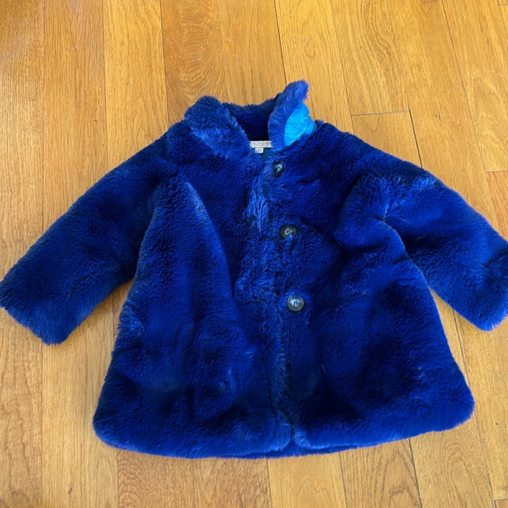 Pink Chicken Faux Fur 3Y Jacket